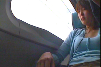 電車で熟睡のiPod娘-05